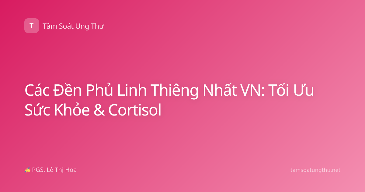 Các Đền Phủ Linh Thiêng Nhất VN: Tối Ưu Sức Khỏe & Cortisol